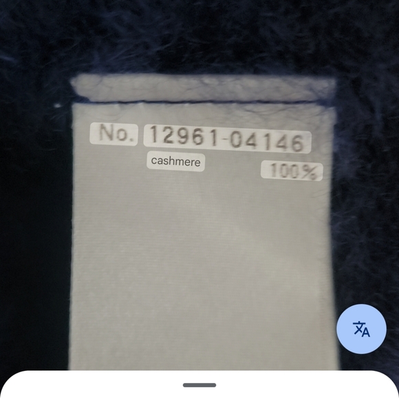 DAMA COLLECTION Women's Sweater Extra Small Blue 100% Cashmere Made In Japan - Picture 10 of 10